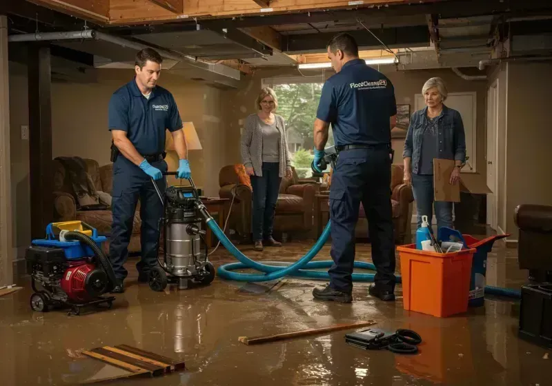 Basement Water Extraction and Removal Techniques process in Lesage, WV